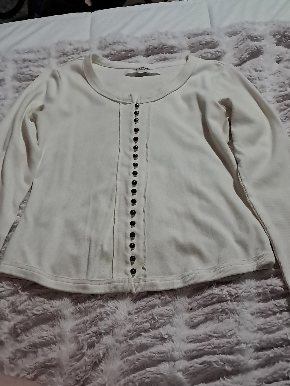 Idyllwind Miranda Lambert Cream Long Sleeve Button-Front Top